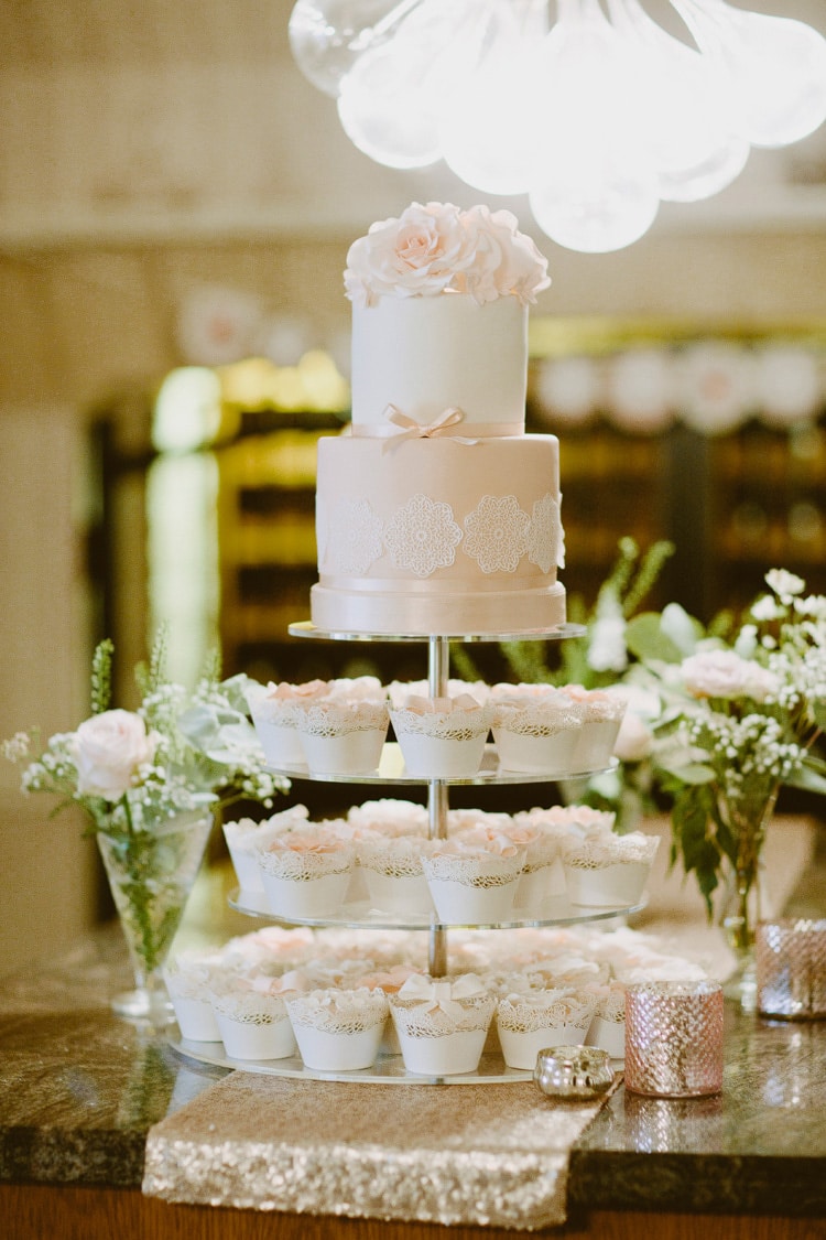 Peach, Lace work and Cupcakes